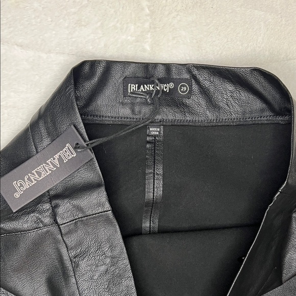 Blank NYC Deep Talks Faux Leather Midi Skirt Size 29 NEW - Picture 5 of 9